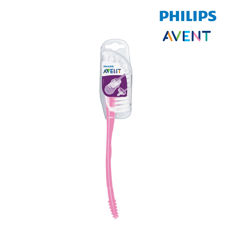 Philips Avent Bottle and Teat Brush (Pink)