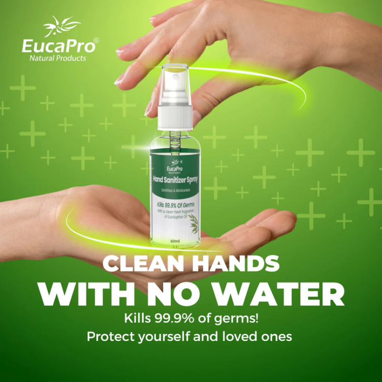 Eucapro Hand Sanitizer Spray (60ml) - Alcohol HST