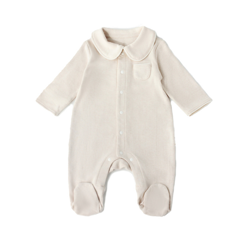 Twinkle Planet Organic Collar Onepiece Pyjamas - Purely Natural