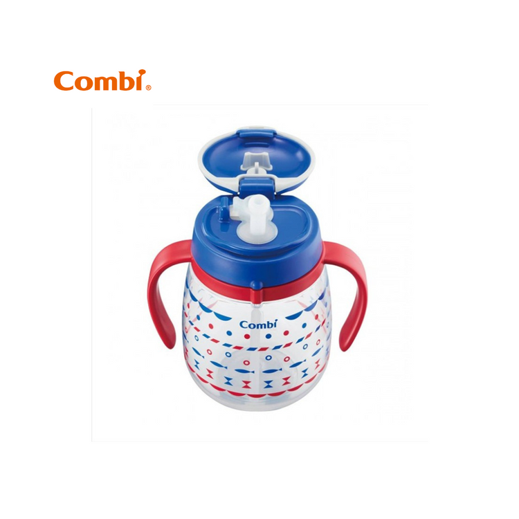 Combi Baby Lakumug Straw Cup 340ml - Blue (6m+)