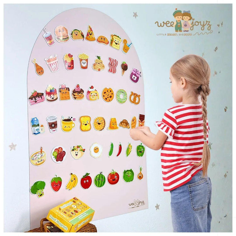 Weejoyz Wonder's Education Magnetic (EDU-MAG) Food Theme [85 Pcs]