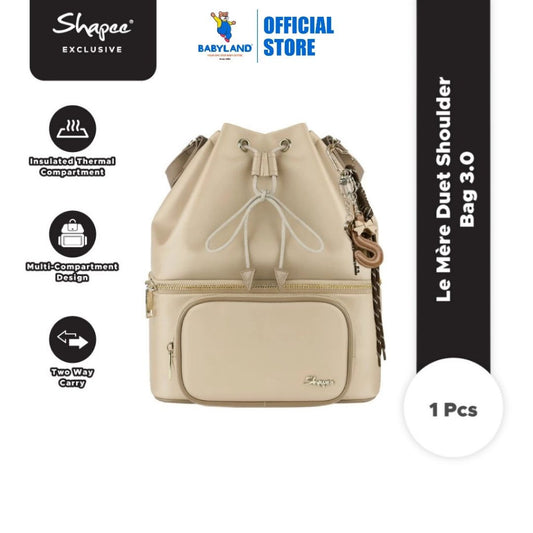 Shapee Exclusive Le Mère Duet Shoulder Bag 3.0 - Breast Milk Bag, Cooler Bag , Picnic Bag