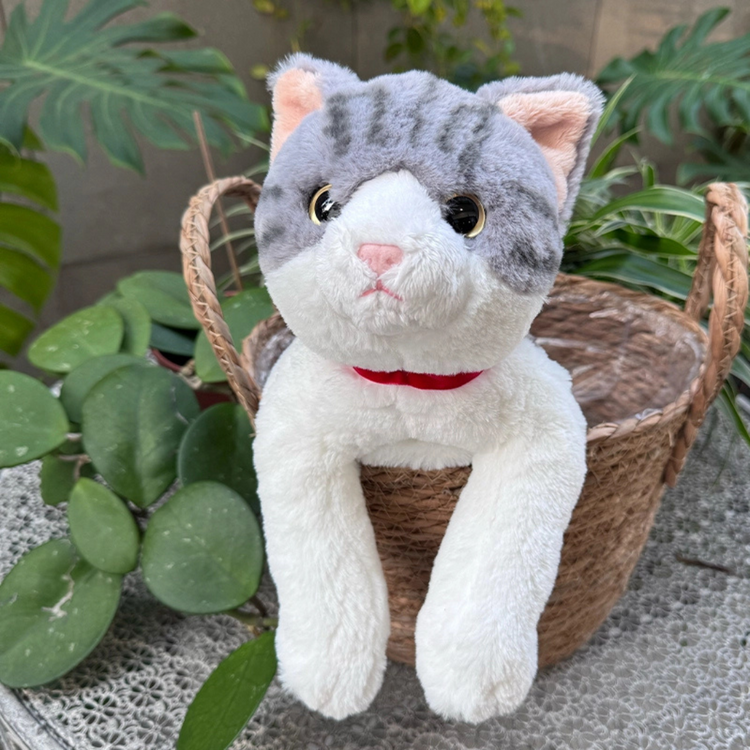 Sunlemon 7792 Sabashiro - Lying Cat Stuffed Toy M