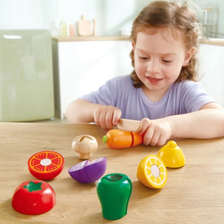Hape 3181 Farm Shop Vegetable Playset ( 3+ Years )