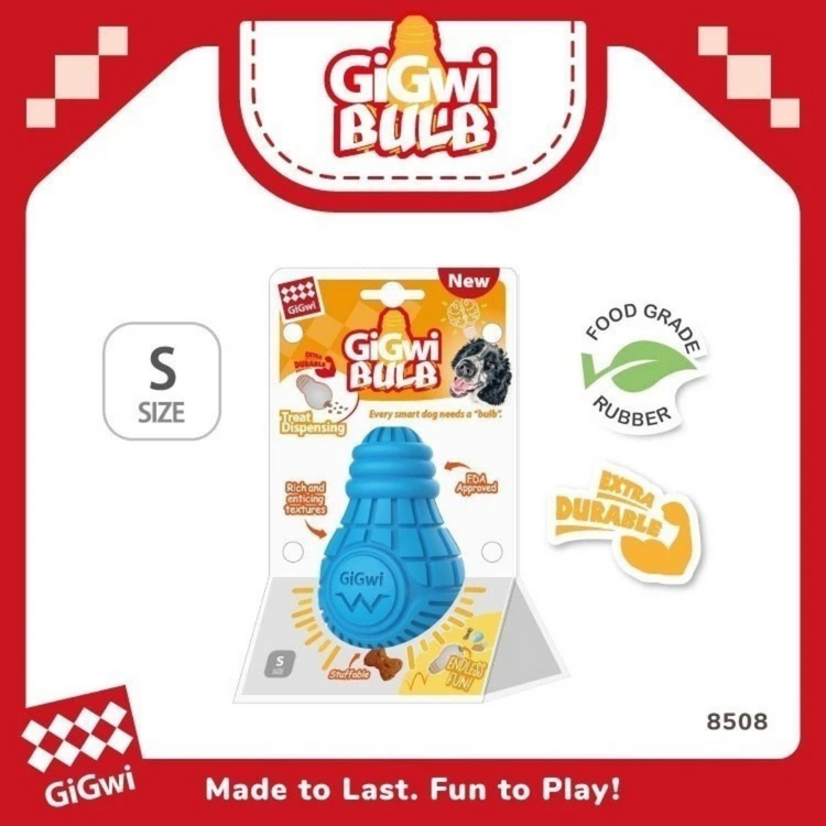 GiGwi Bulb Dog Treat Dispenser Toy