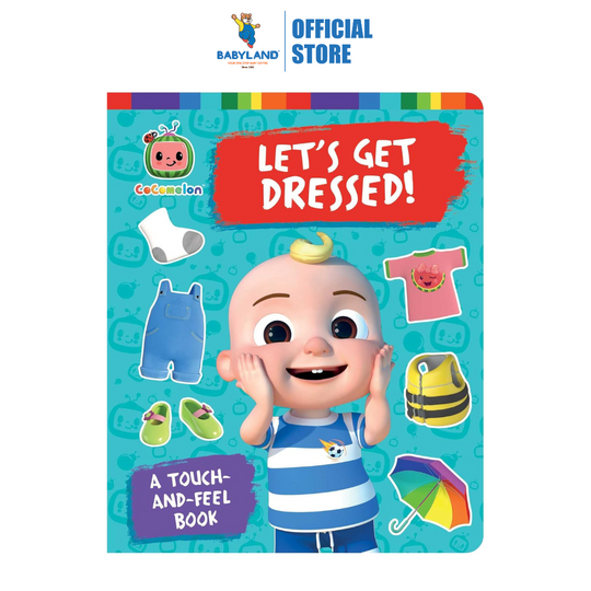 Elm Cocomelon Let's Get Dressed! - A Touch-And-Feel Book