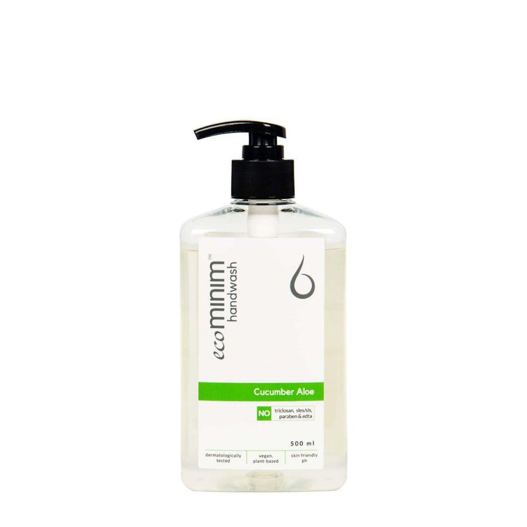 Ecominim Gentle Handwash kind to hands Liquid 500mL | Plant Based, No SLES/SLS, Skin Friendly