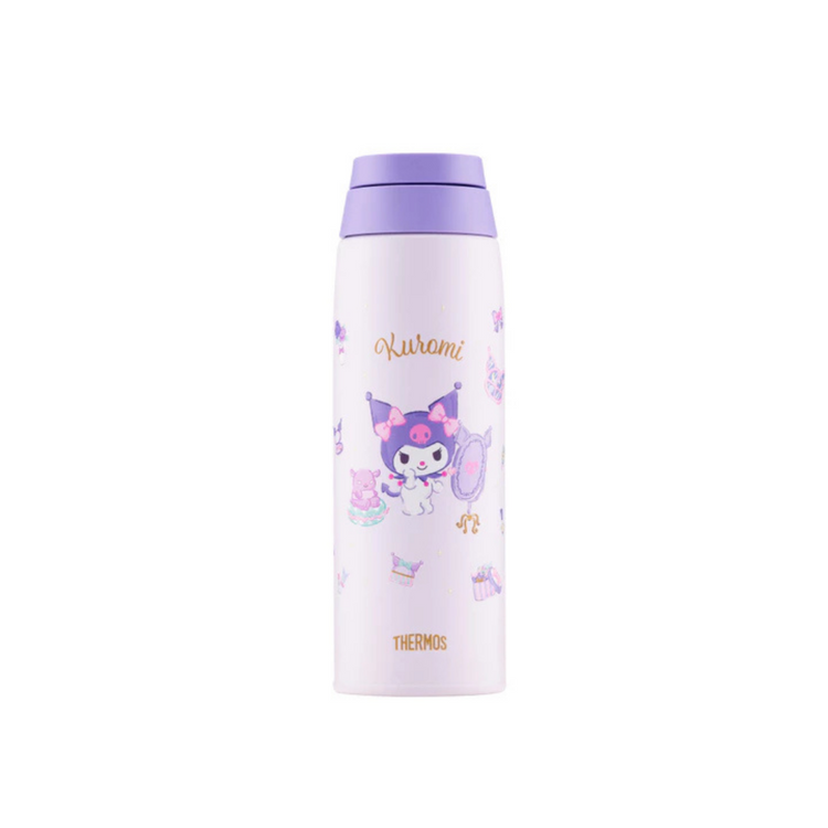 THERMOS 750ml Kuromi Vacuum Insulated Flask with Carry Loop [JOO-750KU25]
