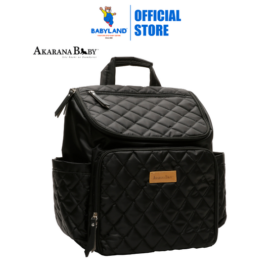 Akarana Baby Atamai Diaper Backpack - Black