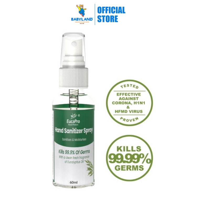 Eucapro Hand Sanitizer Spray (60ml) - Alcohol HST