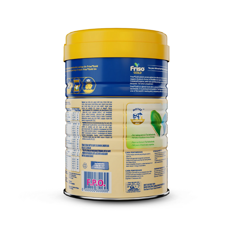 Friso Gold Step 3 Milk Formula 900g (1-3yrs) [Exp 01 Sep 2026 &/ Later]