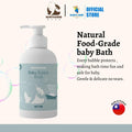 Nootkaherb Baby Bubble Bath 250g – Gentle Milk Scent | For Sensitive Skin & All Ages