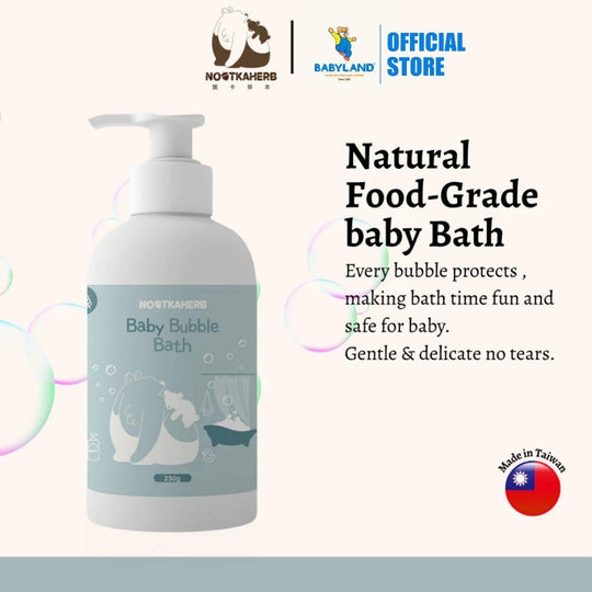 Nootkaherb Baby Bubble Bath 250g – Gentle Milk Scent | For Sensitive Skin & All Ages