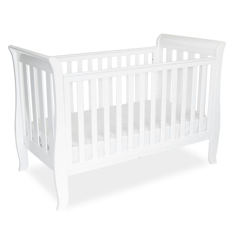 [Pre-Order] Babyhood Classic Sleigh 4-in-1 Cot - White