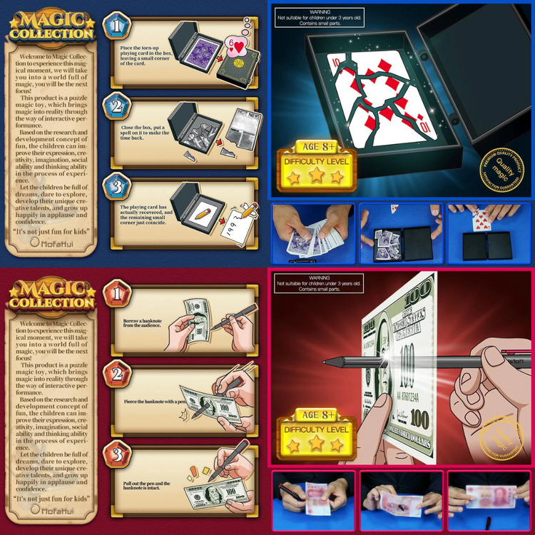 Babao MAGIC COLLECTION [Magic Range] Magic Tricks birthday gift high quality