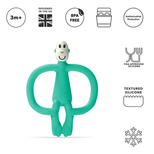 Matchstick Monkey Teething Toy - Green