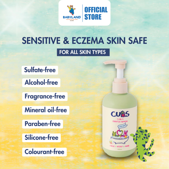 CUBS 3 in 1 Gentle Wash - Face/Body/Hair