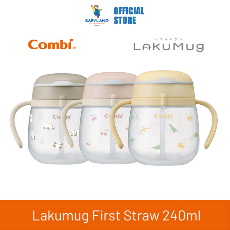 Combi Baby Lakumug Straw Cup 240ml (6m+)