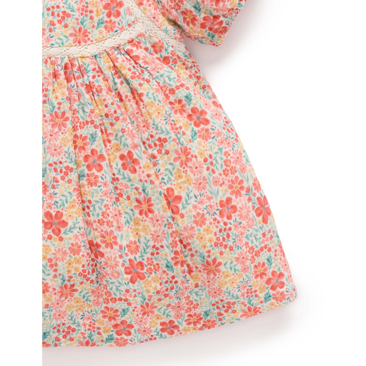 Purebaby Organic Summer Festive Floral Dress