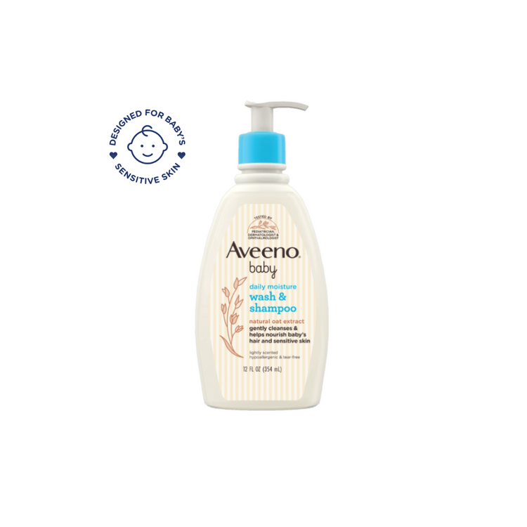 Aveeno Baby Wash & Shampoo (354ml)