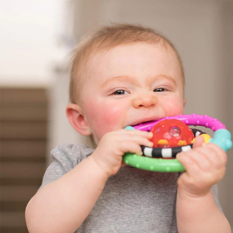 Sassy Spin & Chew Ring Rattle (3+ months)