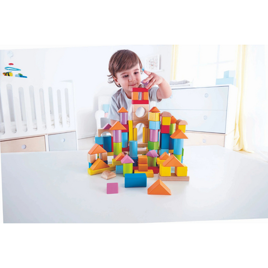 Hape 8247 Wonderful Beech Block Set - 101 pcs (12m+)