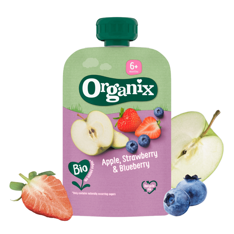 [Single Pack] Organix Fruit Baby Puree Pouches 100g