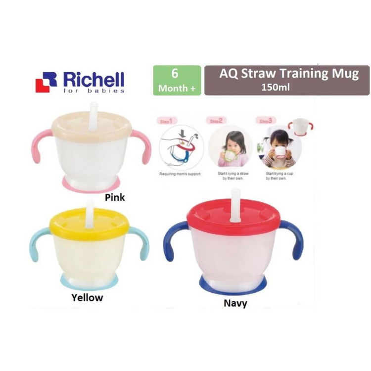 Richell AQ Straw Training Mug 150ml