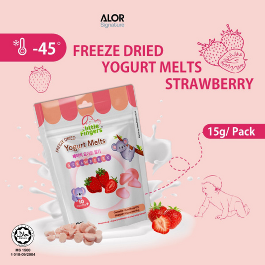 Little Fingers Freeze Dried Yogurt Melts 15g - Strawberry (10m+)