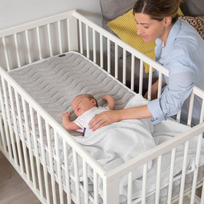 Clevamama Cellular Cot Bed Blanket - White