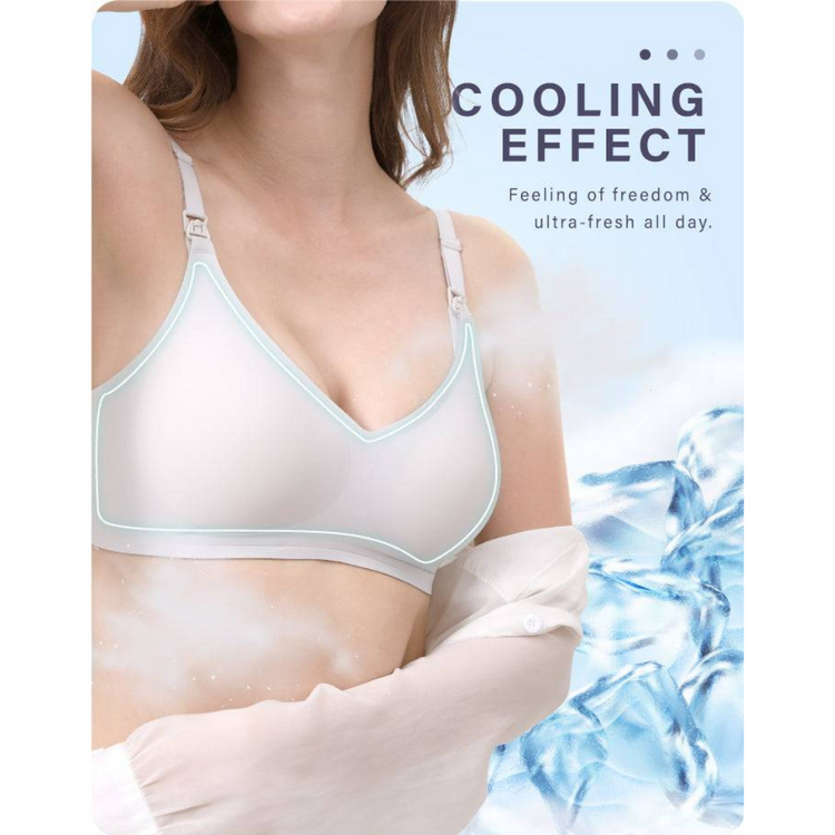 Shapee iNVI Nursing Air Bra - Blush/Blue Mist