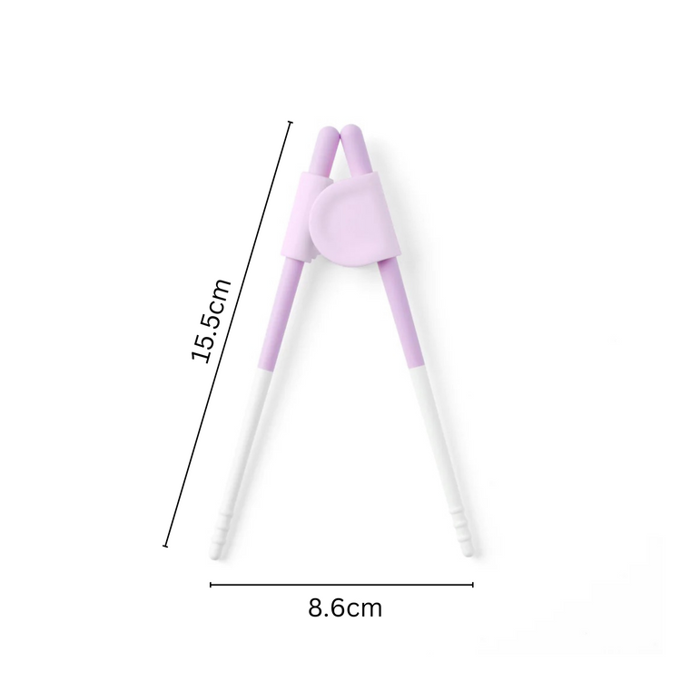 Viida Souffle Antibaterial Training Chopsticks -Taffy Pink