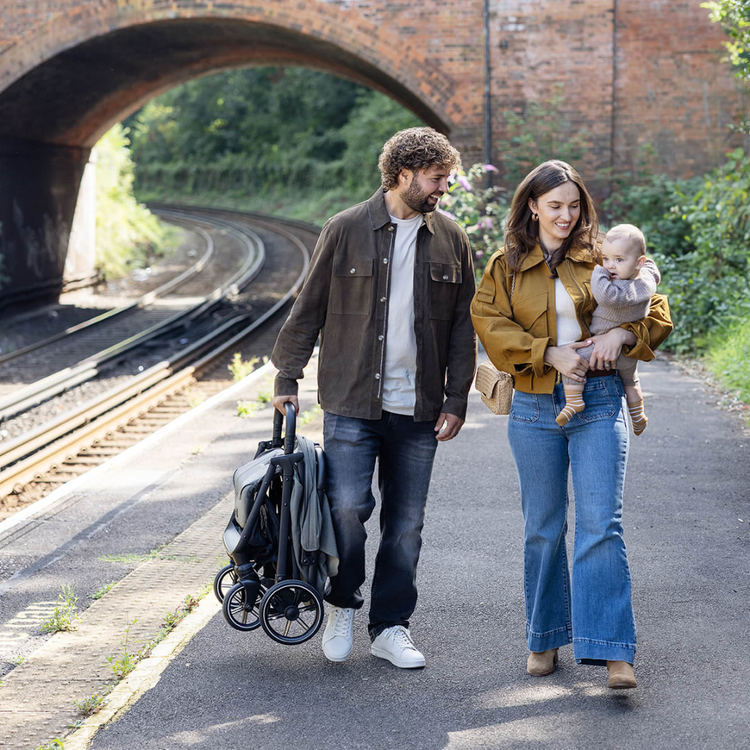 Joie Signature Parcel LX Compact Stroller | Lightweight 3in1 (Birth to 22 kg)