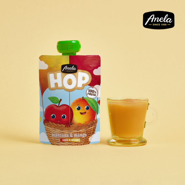 Anela Hop Fruit Puree 100g (6m+) [Halal] /Made in Spain