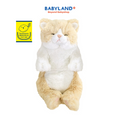 Sunlemon 1383 Cream - Lying Cat Sleeping Face Stuffed Toy S