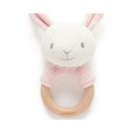 Purebaby Knitted Rabbit Rattle Pink (All Size)