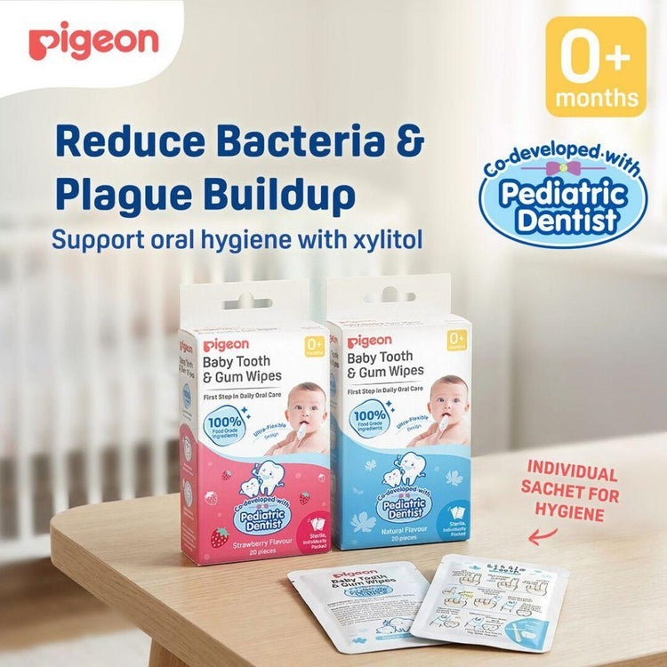 Pigeon Baby Tooth & Gum Wipes (20pcs) (0m+)