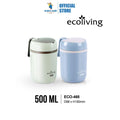 EE JIA Ecoliving Stainless Steel Lunch Box 500ml (ECO-468) (Random Colour)
