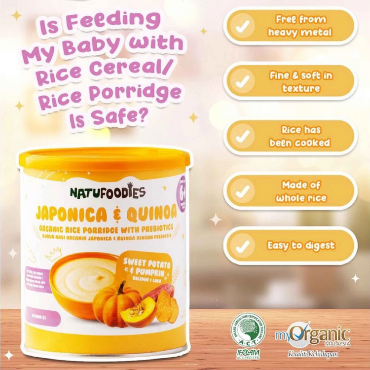 Natufoodies Organic Rice Cereal (200g) (6m+)