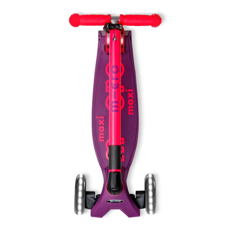 Micro 228 Maxi Deluxe Foldable Neon LED - Ultra Pink For Kids Age 5-12 Years