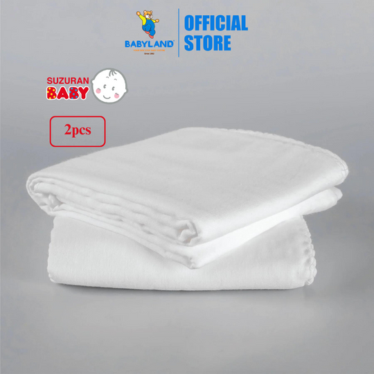 Suzuran Baby Gauze Large Bath Towel (2pcs)