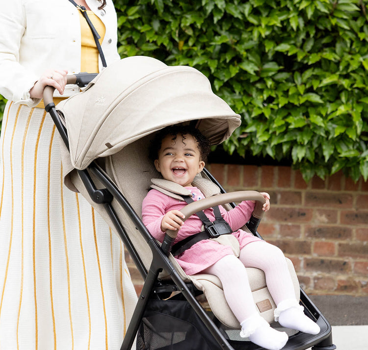 Joie Signature Parcel LX Compact Stroller - Sandstone | Lightweight 3in1