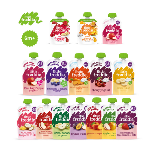 Little Freddie Organic Fruits Pouches (6m+) (90g-100g) - Puree