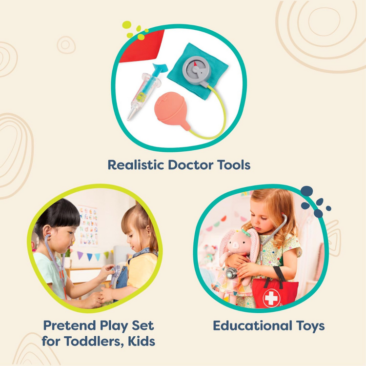 B.Toys Pretend Play Set Mini Doctor Care Kit (18m+)