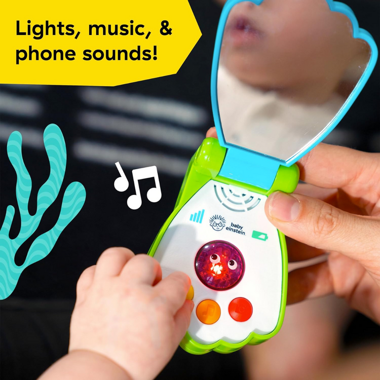 Baby Einstein Ocean Explorers Shell Phone Musical Toy 6M+