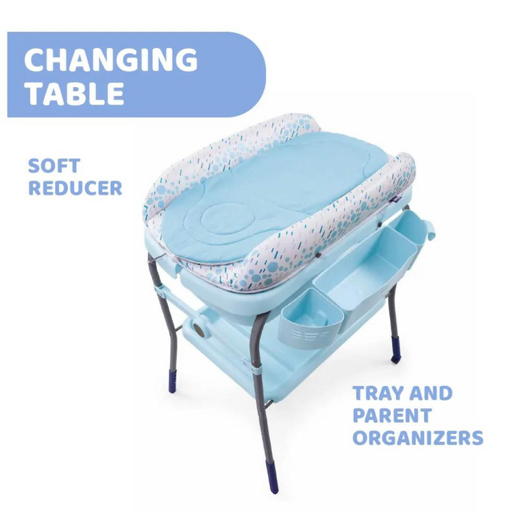 Chicco Cuddle & Bubble Comfort Bath and Changing Table - Ocean
