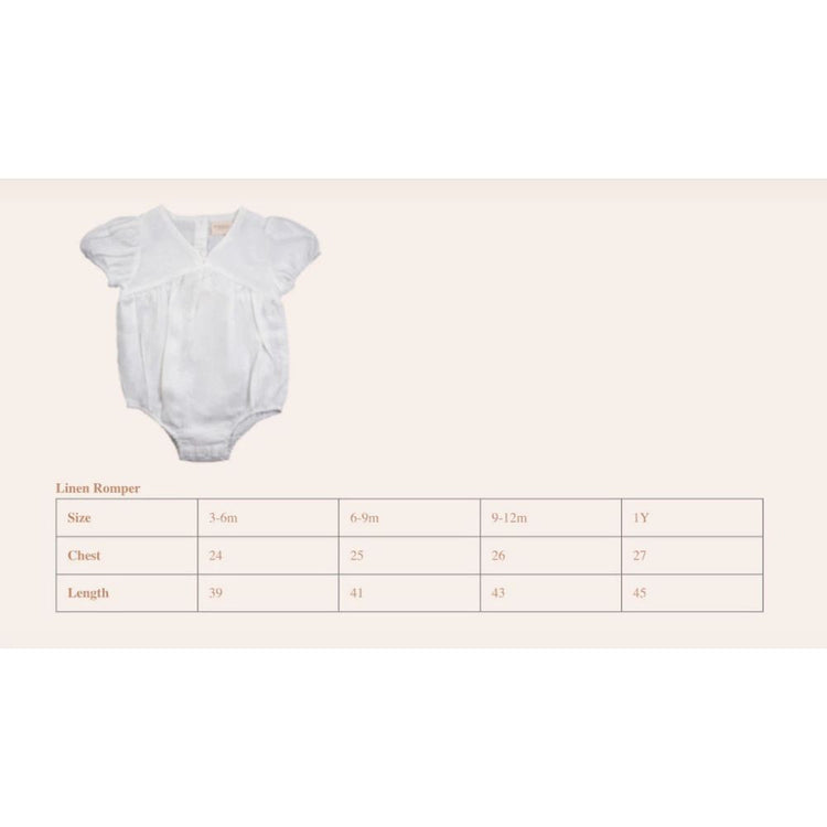 Hatch Australia Signature Linen Romper