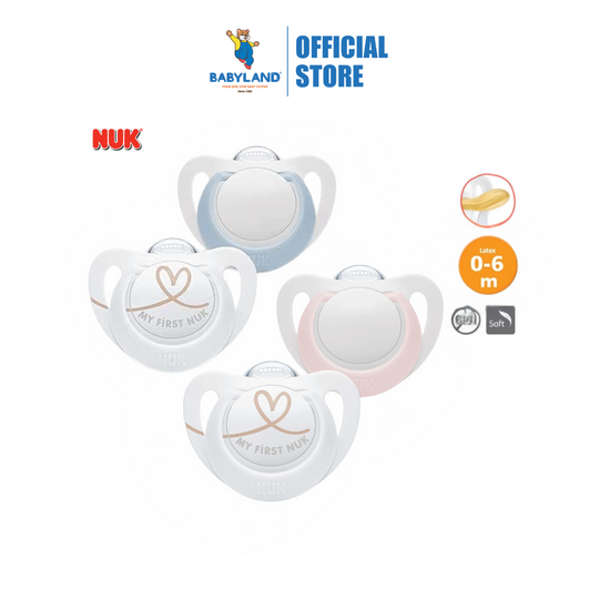 Nuk Star Day Latex Soother S1 (2Pc) 0-6m