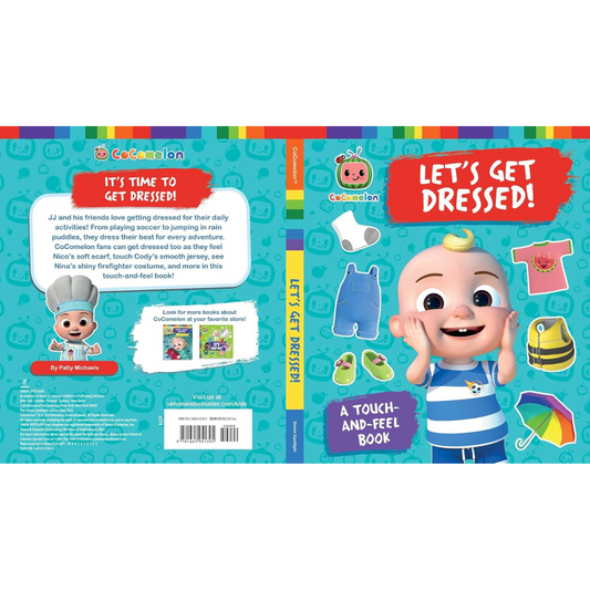 Elm Cocomelon Let's Get Dressed! - A Touch-And-Feel Book