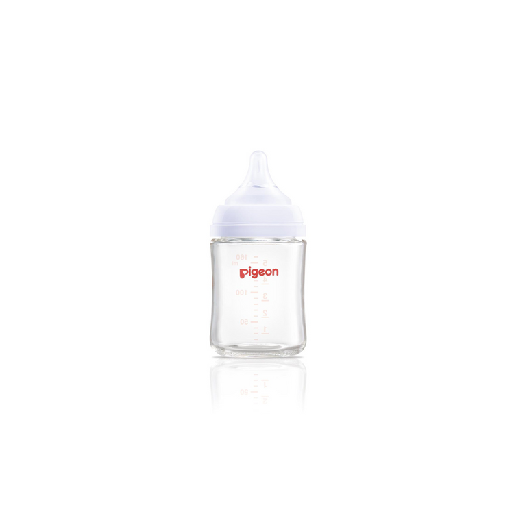 Pigeon SofTouch™ Wide Neck Glass Nursing Bottle (160ml/240ml)